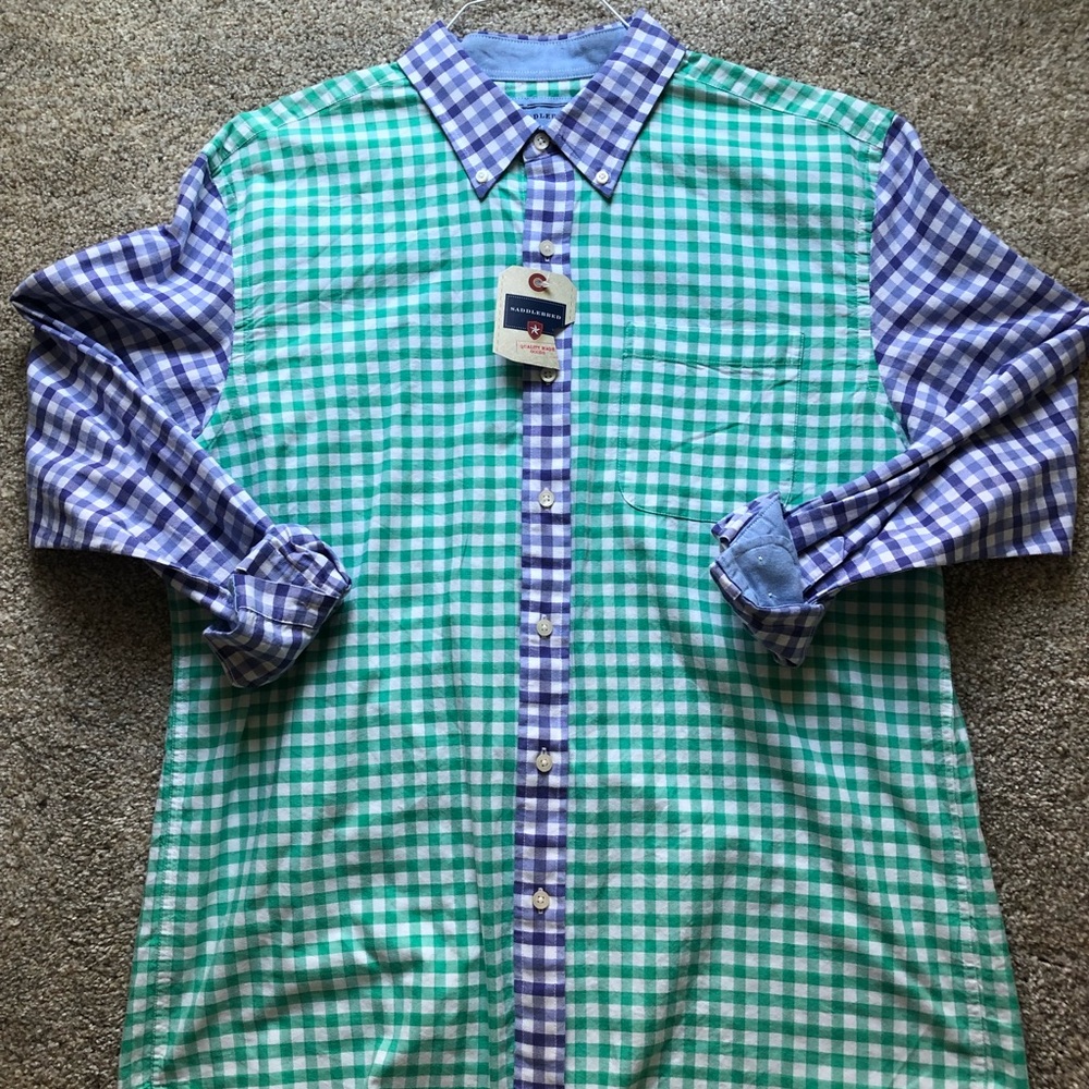 Long sleeve button down casual shirt